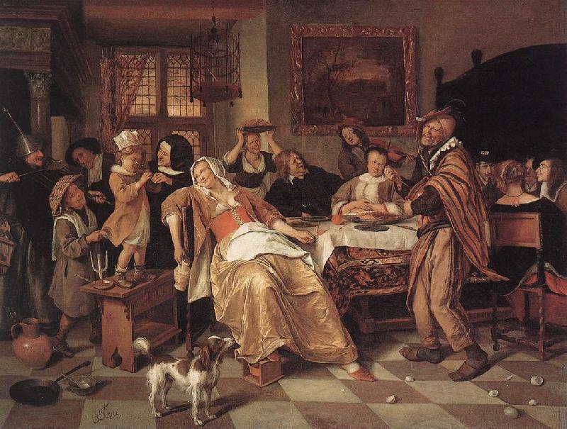 Jan Steen The Bean Feast